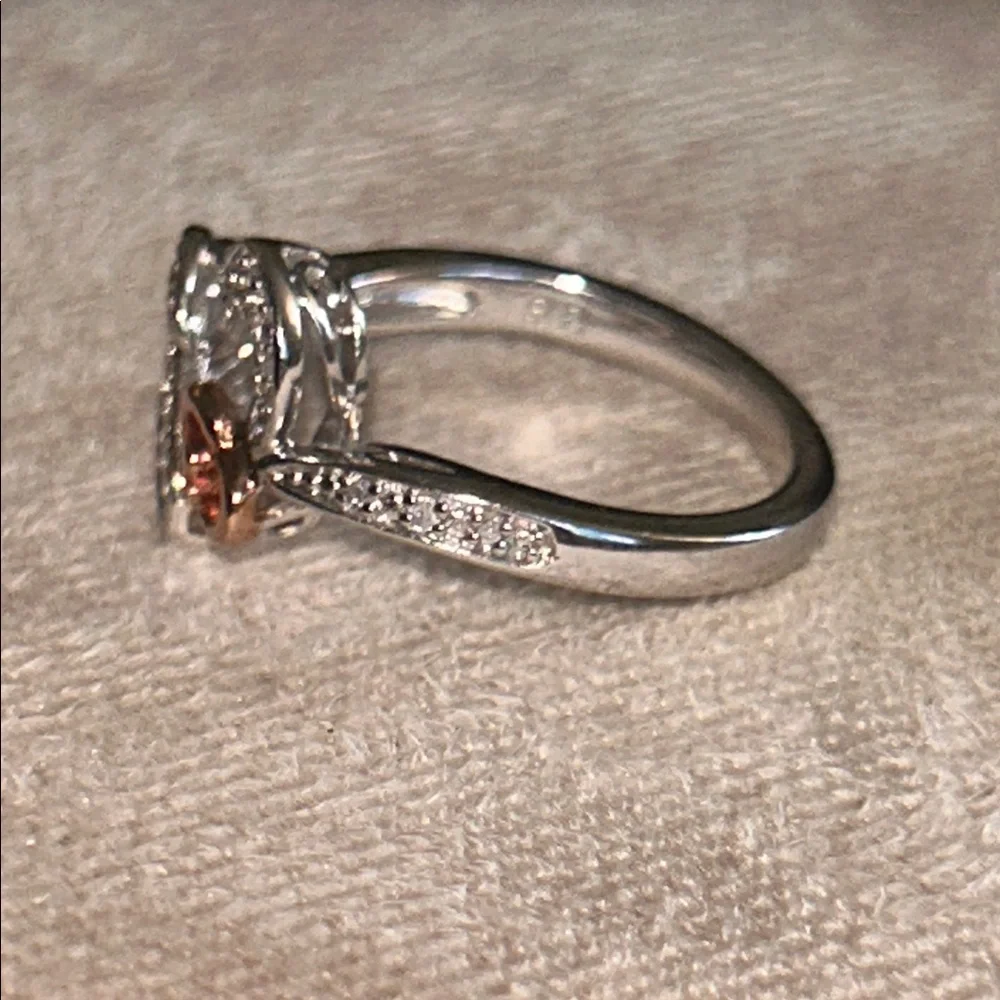 Brian Kosner Silver‎ and Bronze Heart Ring
